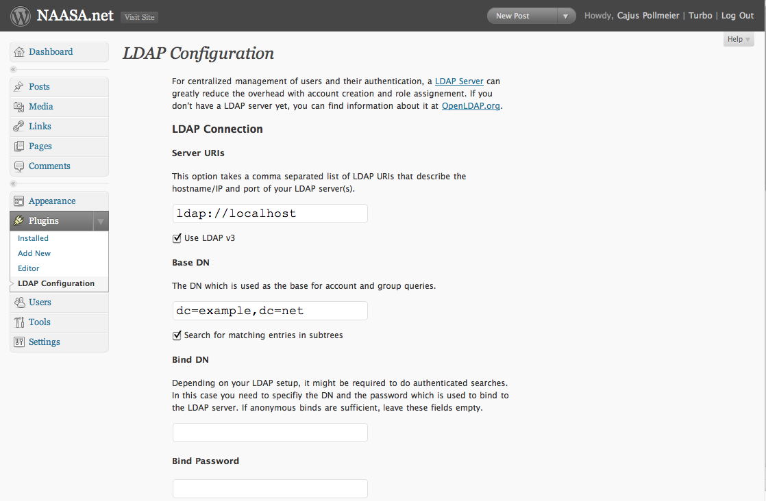 LDAP Authenticator Preview Wordpress Plugin - Rating, Reviews, Demo & Download