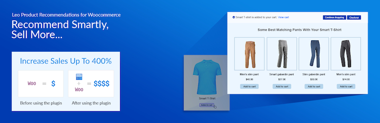 Leo Product Recommendations For WooCommerce – Recommended Products For WooCommerce, Upsell Product Popup, Related Product Lightbox Preview Wordpress Plugin - Rating, Reviews, Demo & Download