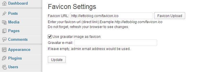 LettoBlog Favicon Preview Wordpress Plugin - Rating, Reviews, Demo & Download