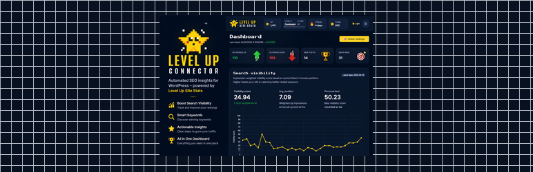 LevelUpStats Wordpress Plugin - Rating, Reviews, Demo & Download
