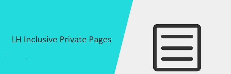 LH Inclusive Private Pages Preview Wordpress Plugin - Rating, Reviews, Demo & Download