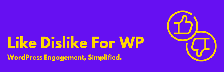 Like Dislike For WP Preview Wordpress Plugin - Rating, Reviews, Demo & Download