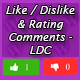 Like Dislike & Rating Comments – LDC