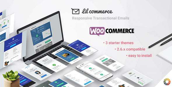 Lil Commerce – WooCommerce Responsive Email Templates Preview Wordpress Plugin - Rating, Reviews, Demo & Download