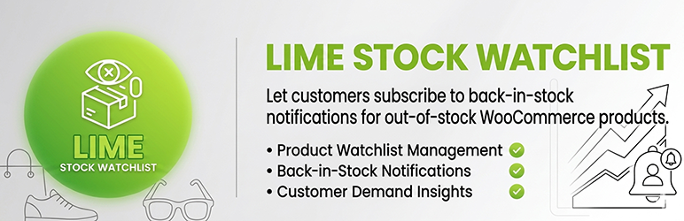 Lime Stock Watchlist For WooCommerce Preview Wordpress Plugin - Rating, Reviews, Demo & Download