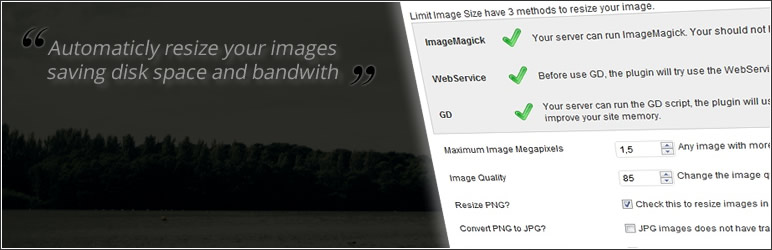 Limit Image Size Preview Wordpress Plugin - Rating, Reviews, Demo & Download