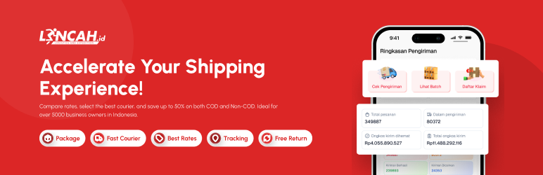 Lincah Shipping Preview Wordpress Plugin - Rating, Reviews, Demo & Download