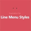 Line Style Menus – Beautiful Line Styled Menus