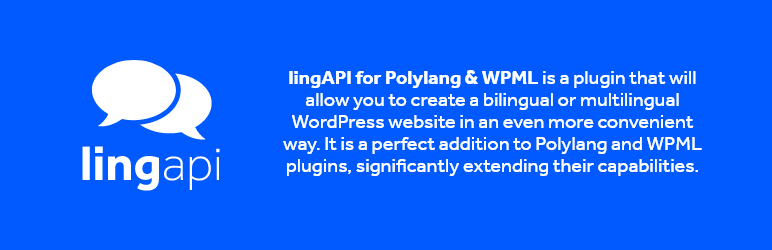 LingAPI For Polylang & WPML – WP Translation Tool Preview Wordpress Plugin - Rating, Reviews, Demo & Download