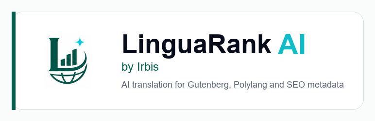 LinguaRank AI Preview Wordpress Plugin - Rating, Reviews, Demo & Download