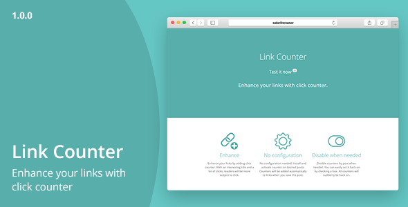Link Counter – Enhance Your WordPress Links Preview - Rating, Reviews, Demo & Download