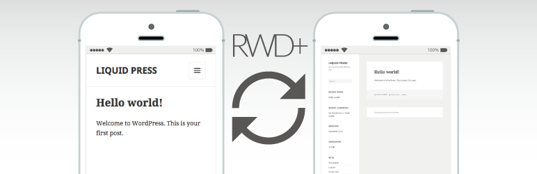 LIQUID RWD Plus Preview Wordpress Plugin - Rating, Reviews, Demo & Download