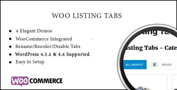 Listing Tabs – Responsive WooCommerce Tab Plugin Preview - Rating, Reviews, Demo & Download