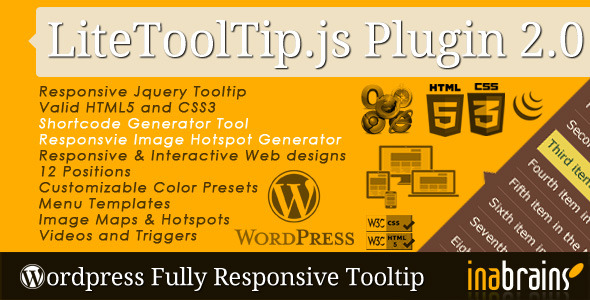 Lite Tooltip – Responsive WordPress Plugin Preview - Rating, Reviews, Demo & Download
