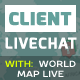 Live Client Chat – Help Chat With Visitors Map