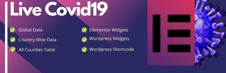 Live COVID19 LITE With Elementor Preview Wordpress Plugin - Rating, Reviews, Demo & Download