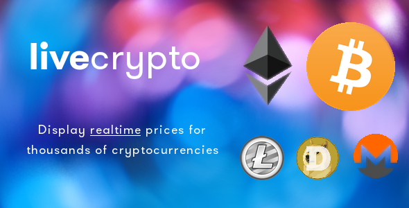 Live Crypto Prices Preview Wordpress Plugin - Rating, Reviews, Demo & Download