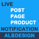 Live Post Page Product Notification