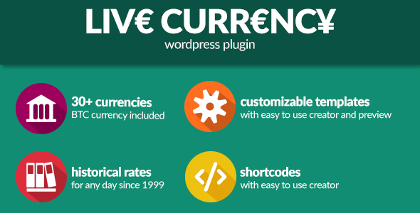 LiveCurrency – Wordpress Currency Rates Preview - Rating, Reviews, Demo & Download