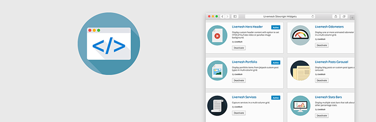Livemesh SiteOrigin Widgets Preview Wordpress Plugin - Rating, Reviews, Demo & Download