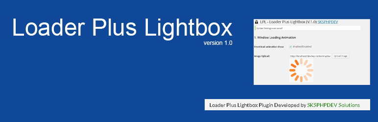 Loader Plus Lightbox Preview Wordpress Plugin - Rating, Reviews, Demo & Download