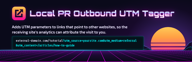 Local PR Outbound UTM Tagger Preview Wordpress Plugin - Rating, Reviews, Demo & Download
