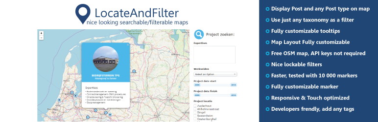 LocateAndFilter Preview Wordpress Plugin - Rating, Reviews, Demo & Download