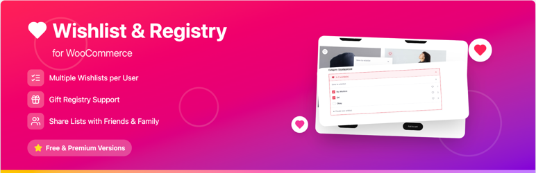 Logicfire Wishlist & Registry For WooCommerce Preview Wordpress Plugin - Rating, Reviews, Demo & Download