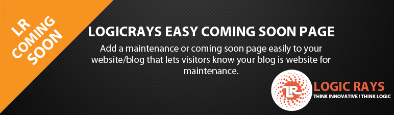Logicrays Easy Coming Soon Page Preview Wordpress Plugin - Rating, Reviews, Demo & Download