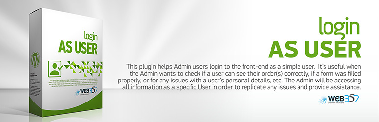 Login As User Preview Wordpress Plugin - Rating, Reviews, Demo & Download