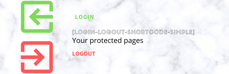 Login Logout Shortcode Simple Preview Wordpress Plugin - Rating, Reviews, Demo & Download