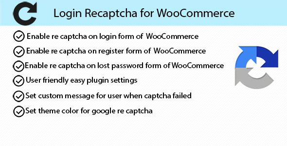 Login Recaptcha For WooCommerce Preview Wordpress Plugin - Rating, Reviews, Demo & Download