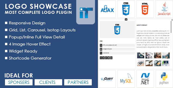 Logo Showcase Plugin for Wordpress Preview - Rating, Reviews, Demo & Download