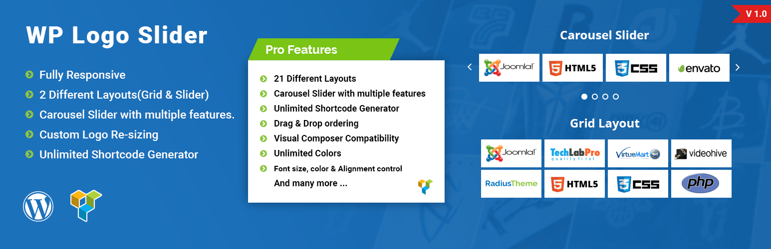 Logo Slider Preview Wordpress Plugin - Rating, Reviews, Demo & Download