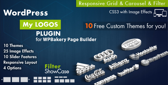 Logos Showcase For WPBakery Page Builder WordPress Preview - Rating, Reviews, Demo & Download