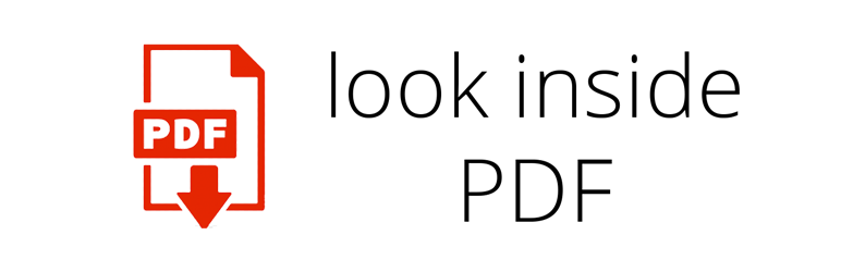 Look Inside PDF Preview Wordpress Plugin - Rating, Reviews, Demo & Download