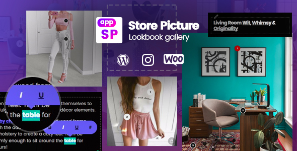 Lookbook Instagram & Gallery Woocommerce WordPress Preview - Rating, Reviews, Demo & Download