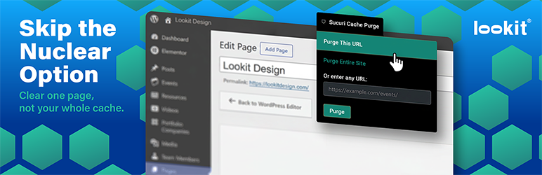 Lookit Cache Purge For Sucuri Preview Wordpress Plugin - Rating, Reviews, Demo & Download