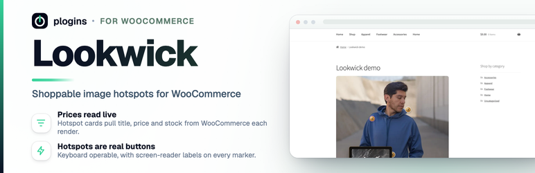 Lookwick – Shoppable Lookbook For WooCommerce Preview Wordpress Plugin - Rating, Reviews, Demo & Download
