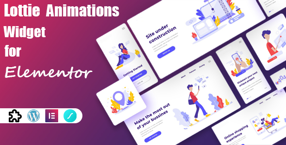 Lottie Animations Widget For Elementor Preview Wordpress Plugin - Rating, Reviews, Demo & Download