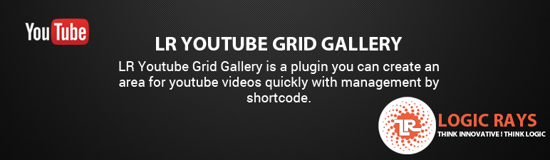 LR YouTube Grid Gallery Preview Wordpress Plugin - Rating, Reviews, Demo & Download