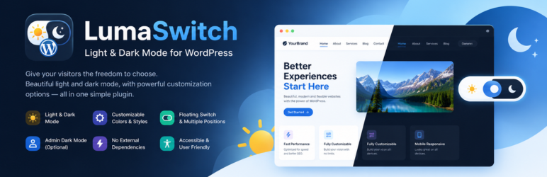 LumaSwitch Preview Wordpress Plugin - Rating, Reviews, Demo & Download