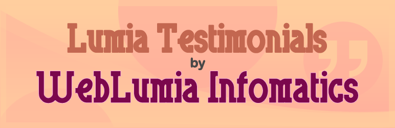 Lumia Testimonials Preview Wordpress Plugin - Rating, Reviews, Demo & Download