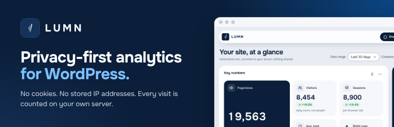 LUMN Analytics Preview Wordpress Plugin - Rating, Reviews, Demo & Download