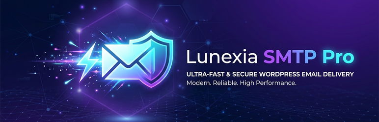 Lunexia SMTP Pro Preview Wordpress Plugin - Rating, Reviews, Demo & Download