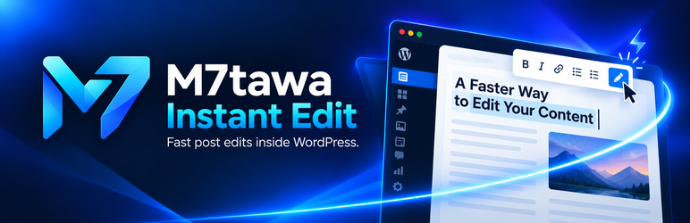 M7tawa Instant Edit Preview Wordpress Plugin - Rating, Reviews, Demo & Download