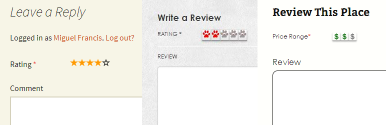 Mage Reviews Preview Wordpress Plugin - Rating, Reviews, Demo & Download