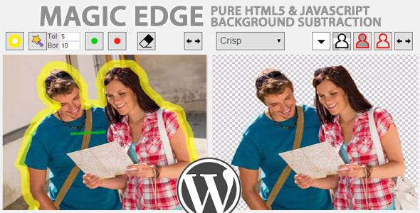 Magic Edge – Image Background Remover For WP Preview Wordpress Plugin - Rating, Reviews, Demo & Download