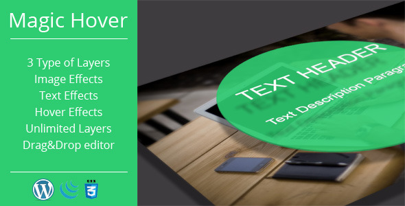 Magic Hover – WordPress Plugin Preview - Rating, Reviews, Demo & Download