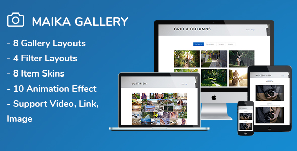 Maika – Gallery Plugin For WordPress Preview - Rating, Reviews, Demo & Download